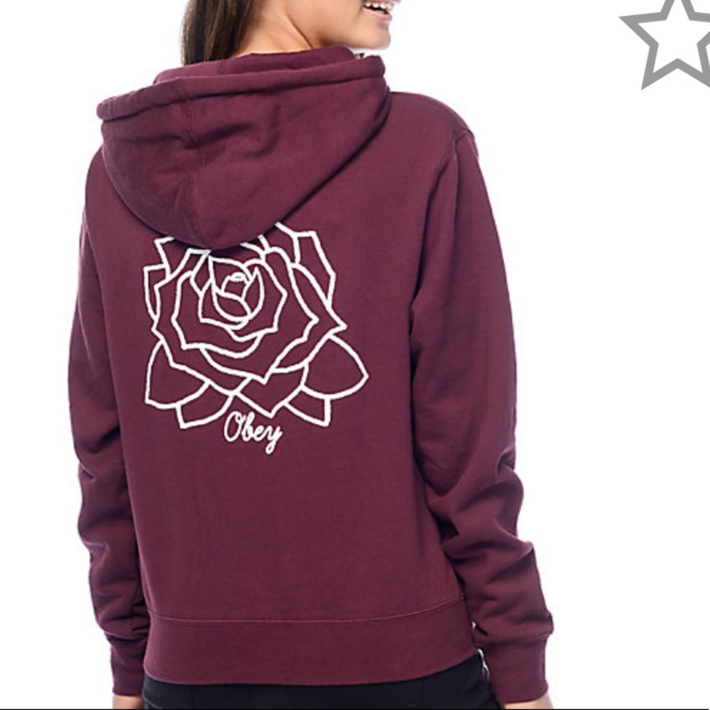 Women’s OBEY hoodie size large.